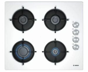 Bosch POP6C2O10O Doğalgazlı Beyaz Cam Ankastre Ocak