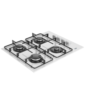 BOCD D 6512 EKB Beyaz Cam Ankastre Ocak