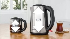 Bosch TTA5883 1800 W Çelik Demlikli Çay Makinesi