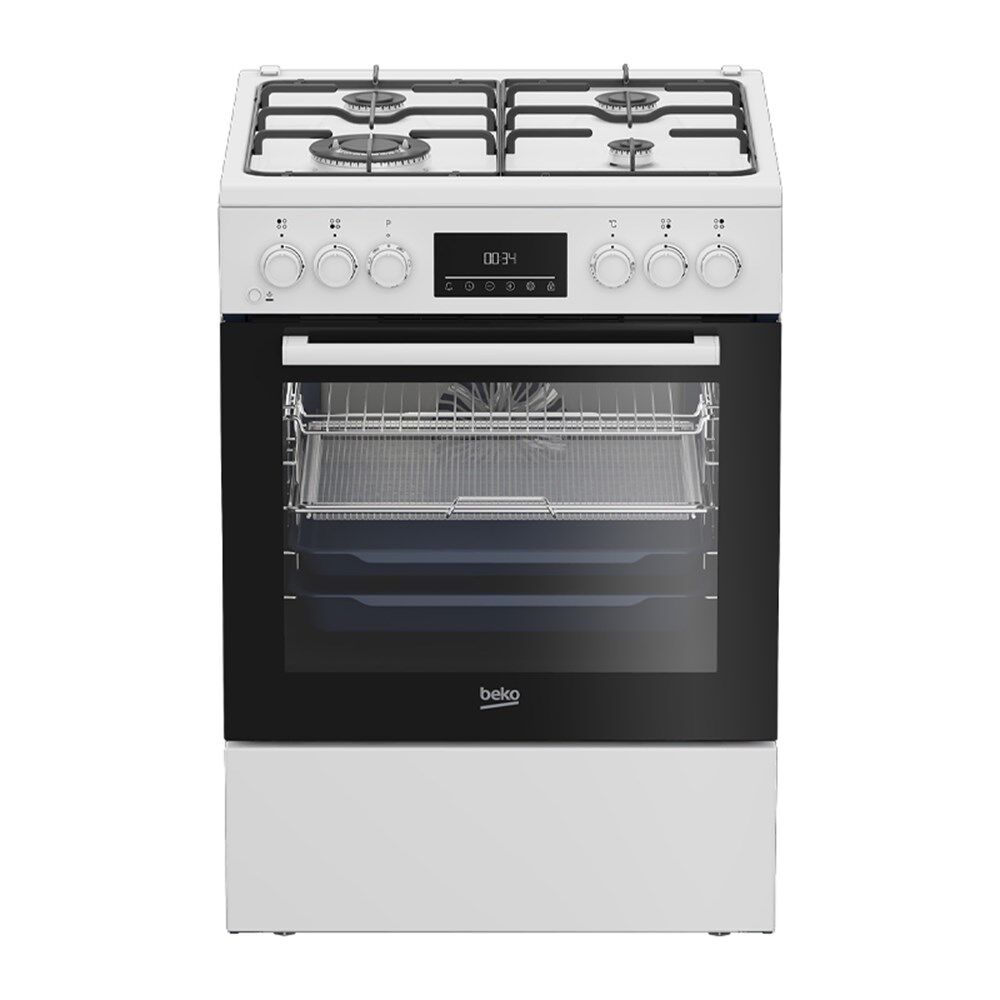 Beko BFM 410-1 EBB Beyaz Ocaklı Fırın