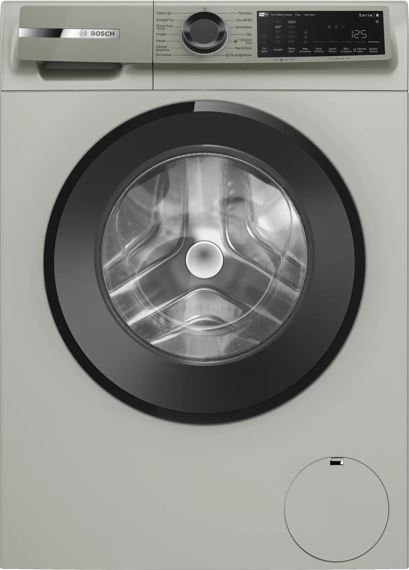 Bosch WGK242ZXTR 1200 Devir 9 kg Çamaşır Makinesi