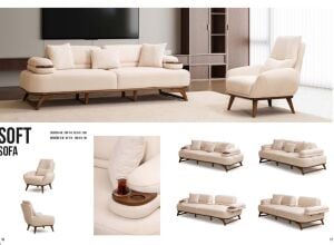 SOFT SOFA MODERN KOLTUK TAKIMI