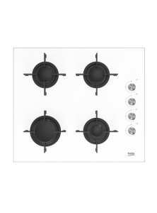 Beko BSTOC 827 B Beyaz Cam Set Üstü Ocak