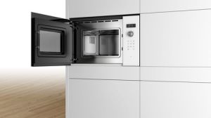 Bosch BFL524MW0 20 lt Beyaz Ankastre Mikrodalga Fırın